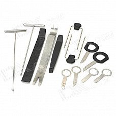 Professional Dismantle Tools Set for Car Video and Audio System - Black + Silver (13 PCS) Professional Dismantle Tools Set for Car Video and Audio System - Black + Silver (13 PCS)
