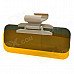 Day and Night Auto Car Snow Protection / Non-Glare Sunshade Mirror - Translucent Yellow Day and Night Auto Car Snow Protection / Non-Glare Sunshade Mirror - Translucent Yellow