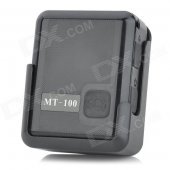 TWINMASK MT-100 Handheld GPS AGPS LBS Mini Tracker w/ TF / Detectable Wristband - Black