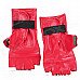 Stylish PU Leather Boxing Training Gloves - Red (Pair)