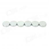 Car Oil Filter Super Strength Magnets - Silver (6 PCS)