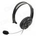 Single Headphone w/ Microphone for Xbox 360 / Xbox 360 Slim - Black Single Headphone w/ Microphone for Xbox 360 / Xbox 360 Slim - Black