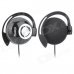 ChenGuang ADG98093 Mega Bass Ear Hook Headset Headphones - Black + Silver (3.5mm Plug / 120cm-Cable)