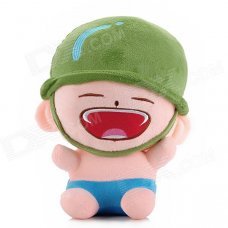 07 Funny Artillery Plush Toy - Green + Pink + Blue