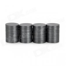 12 x 1.5mm Ferrite Magnet Ring - Black (40PCS)