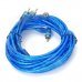 D13032904 Car Speaker / Audio Male to Male Cable for RCA Signal Transfer - Translucent Blue (485cm) D13032904 Car Speaker / Audio Male to Male Cable for RCA Signal Transfer - Translucent Blue (485cm)