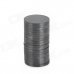 Round Shaped Ferrite Magnet for Electronic DIY - Black (18 x 1.6mm / 20 PCS)