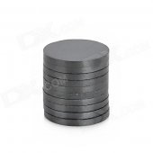 Round Shaped Ferrite Magnet for Electronic DIY - Black (16 x 1.5mm / 10 PCS)
