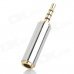 Gold-Plating 3.5mm Female to 2.5mm Male Audio Adapter - Golden + Silver