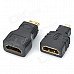 3-in-1 HDMI Male to HDMI Male Cable + HDMI Female to Micro HDMI / Mini HDMI Male Adapters - Black 3-in-1 HDMI Male to HDMI Male Cable + HDMI Female to Micro HDMI / Mini HDMI Male Adapters - Black