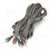 D13032905 Car Speaker / Audio Male to Male Cable for RCA Signal Transfer - Beige Grey (485cm) D13032905 Car Speaker / Audio Male to Male Cable for RCA Signal Transfer - Beige Grey (485cm)