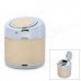 YHG001 High Quality Stainless Steel Automatic Shell Cover Ashtray - Silver + Light Golden
