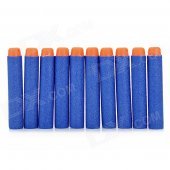 Soft Foam Bullets Whistle for Gun Pistol Toy - Orange + Blue (10PCS)