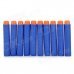Soft Foam Bullets Whistle for Gun Pistol Toy - Orange + Blue (10PCS)