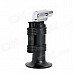 1300 Degree Welding Gun / Windproof Butane Jet Lighter - Black + Silver