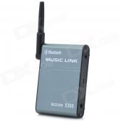 X300 Wireless Bluetooth V3.0 + EDR Hi-Fi Audio Receiver Dongle - Deep Grey + Black