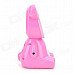 Cute Bear Shape Electronic Non-Blade USB Fan - Pink (2 x AA) Cute Bear Shape Electronic Non-Blade USB Fan - Pink (2 x AA)