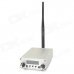 Stereo 1.5" LCD 2-Mode Switching Radio FM Transmitter w/ Microphone - Silver Stereo 1.5" LCD 2-Mode Switching Radio FM Transmitter w/ Microphone - Silver