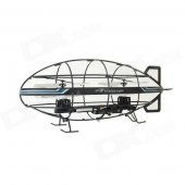 SH 6045 3.5-CH Double Shaft Remote Control Airship w/ Gyro - Black + White