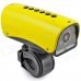 YDDVF Bike Mount 300KP Wide Angle Sports DVR Camcorder w/ TF / FM / Speaker / Flashlight - Yellow YDDVF Bike Mount 300KP Wide Angle Sports DVR Camcorder w/ TF / FM / Speaker / Flashlight - Yellow