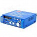 AV-253 TDA7377 Digital 2-Channel Amplifier w/ FM / Remote Controller - Blue + Silver + Black AV-253 TDA7377 Digital 2-Channel Amplifier w/ FM / Remote Controller - Blue + Silver + Black
