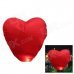 Heart Shaped Sky Lantern Kongming Lantern - Red Heart Shaped Sky Lantern Kongming Lantern - Red