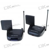 High Power 1.5W 2.4GHz 4-CH RF Wireless AV Transmitter/Receiver Set w/IR Remote Relay (100V~240V AC)