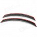 YI-238 Universal Plastic Car Fender Flares Wheel Lips - Black + Silver Grey (2 PCS) YI-238 Universal Plastic Car Fender Flares Wheel Lips - Black + Silver Grey (2 PCS)