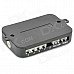 Buzzer 0.6" Digital LED 4-Sensor Display Indicator Parking Car Reverse Radar System - Black (DC 12V)