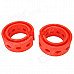 C-Type Car Spring Rubber Bumper Retainer - Red (2 PCS) C-Type Car Spring Rubber Bumper Retainer - Red (2 PCS)