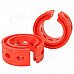 C-Type Car Spring Rubber Bumper Retainer - Red (2 PCS) C-Type Car Spring Rubber Bumper Retainer - Red (2 PCS)