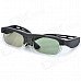 Rechargeable 3D Active Shutter Glasses for Bluetooth 3D TV - Black + Translucent Green Rechargeable 3D Active Shutter Glasses for Bluetooth 3D TV - Black + Translucent Green