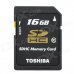 TOSHIBA SD-K16GR7WA SDHC Memory Card - Black (Class 10 / 16GB) TOSHIBA SD-K16GR7WA SDHC Memory Card - Black (Class 10 / 16GB)
