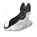 LT3362 Husky Style Car Decoration Display Shaking Dog Toy - White + Black