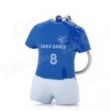 Artful Polo Shirt Shape Butane Gas Lighter w/ Chain Strap - Navy Blue + White Artful Polo Shirt Shape Butane Gas Lighter w/ Chain Strap - Navy Blue + White