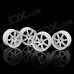 1:10 RC Car On Road 7-Spoke Plastic Wheel Hub - White (4 PCS) 1:10 RC Car On Road 7-Spoke Plastic Wheel Hub - White (4 PCS)