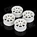 1:10 RC Car On Road 7-Spoke Plastic Wheel Hub - White (4 PCS) 1:10 RC Car On Road 7-Spoke Plastic Wheel Hub - White (4 PCS)