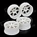 1:10 RC Car On Road 7-Spoke Plastic Wheel Hub - White (4 PCS) 1:10 RC Car On Road 7-Spoke Plastic Wheel Hub - White (4 PCS)