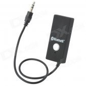 BYL-918 3.55mm Plug Bluetooth V2.1 Audio Receiver Dongle - Black