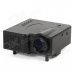 GP-1 18W DLP LED Multimedia Projector w/ Remote Controller / VGA - Black GP-1 18W DLP LED Multimedia Projector w/ Remote Controller / VGA - Black