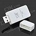 SSK SCRS054 Simple USB 2.0 SD SDHC Plastic Card Reader - White (64GB Max.) SSK SCRS054 Simple USB 2.0 SD SDHC Plastic Card Reader - White (64GB Max.)