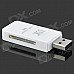 SSK SCRS054 Simple USB 2.0 SD SDHC Plastic Card Reader - White (64GB Max.) SSK SCRS054 Simple USB 2.0 SD SDHC Plastic Card Reader - White (64GB Max.)