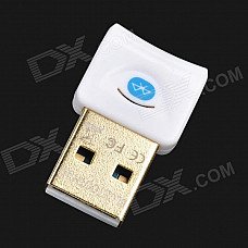 Mini Bluetooth V4.0+EDR USB Dongle w/ BlueSoleil IVT9.0/10.0 - White Mini Bluetooth V4.0+EDR USB Dongle w/ BlueSoleil IVT9.0/10.0 - White