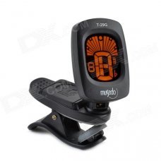 T-29G 1.1" LCD Clip Tuner for Guitar - Black