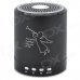 T-2020 Mini Portable Media Player 2-Channel Speaker w/ TF - Black + Silver T-2020 Mini Portable Media Player 2-Channel Speaker w/ TF - Black + Silver