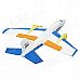 2.4GHZ 2-CH Radio Control R/C Airplane Model - Blue + White + Yellow + Orange 2.4GHZ 2-CH Radio Control R/C Airplane Model - Blue + White + Yellow + Orange