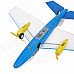 2.4GHZ 2-CH Radio Control R/C Airplane Model - Blue + White + Yellow + Orange 2.4GHZ 2-CH Radio Control R/C Airplane Model - Blue + White + Yellow + Orange