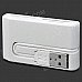 Compact All-in-One USB 2.0 Micro SDHC / MMC / RS-MMC / M2 Card Reader - White Compact All-in-One USB 2.0 Micro SDHC / MMC / RS-MMC / M2 Card Reader - White