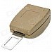 Auto Car Seat Big Seat Belt Buckle - Beige + Red Auto Car Seat Big Seat Belt Buckle - Beige + Red