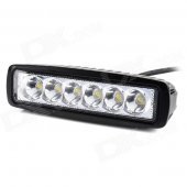 18W 1440lm 6500K 25 Degree Spot Beam 6-LED Work Light Bar (10~30V)